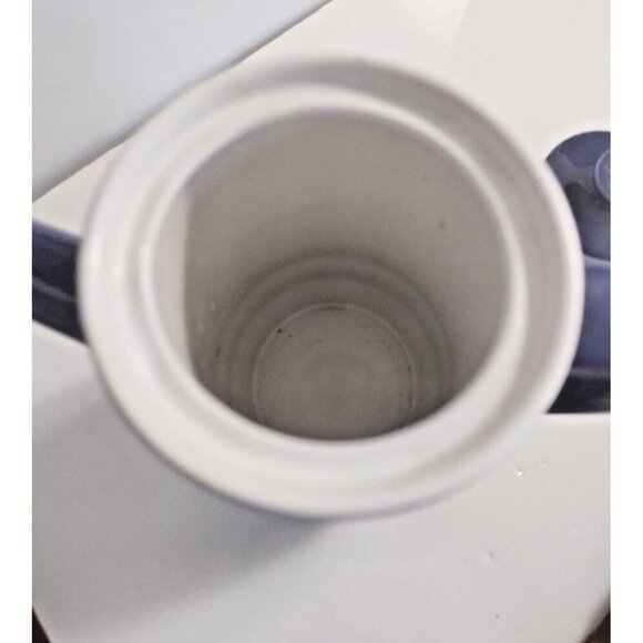 Vintage Cobalt Blue Ceramic Tea Pot by Casual Ceramics Japan 6 cup - Picture 8 of 15